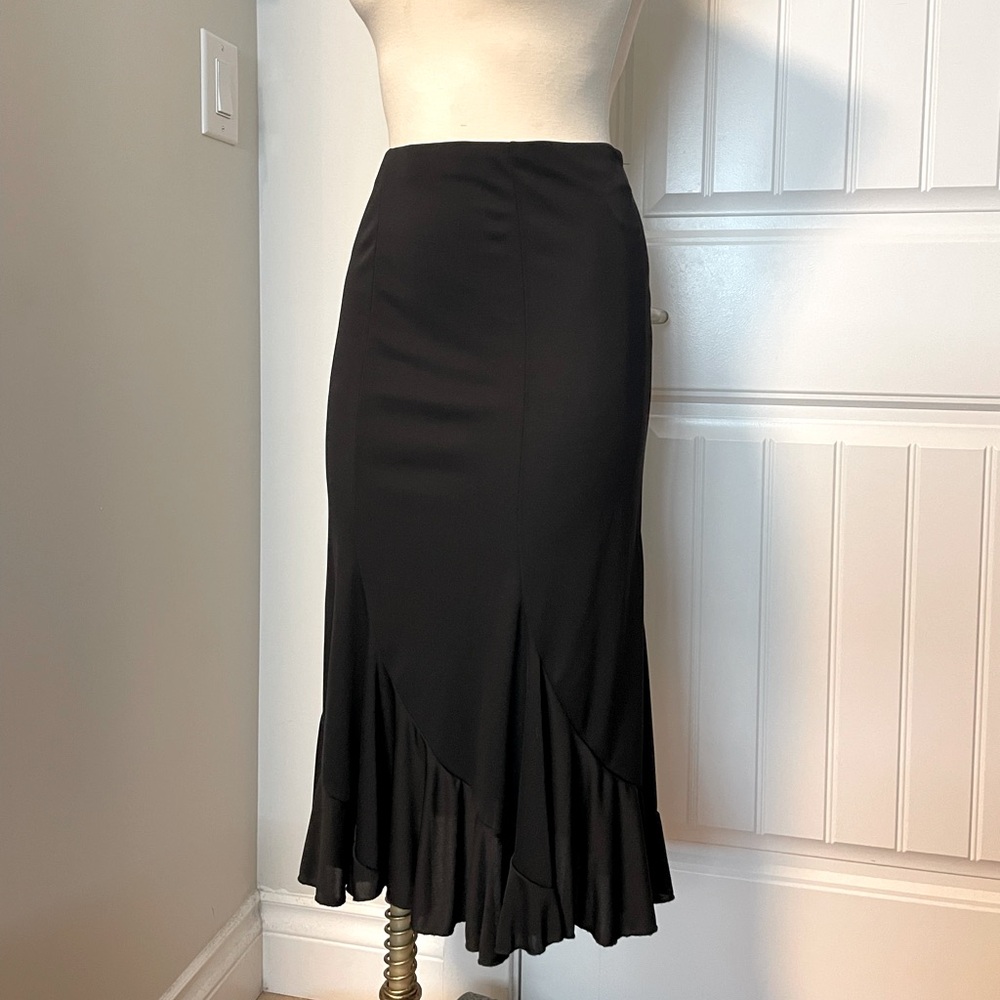 2000s H&M twisted midi skirt 4